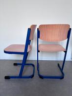 Schoolstoelen kinderen, Ophalen, Zo goed als nieuw, Blauw, Twee