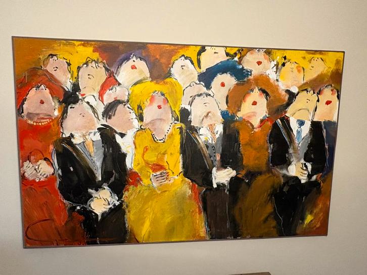 Schilderij ‘Den Haag in September’ Gerdine Duijsens, Antiek en Kunst, Kunst | Schilderijen | Modern, Ophalen