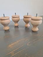 4 Houten Stoel poten - Nieuw, Ophalen of Verzenden, Nieuw, Klassiek