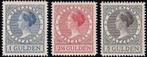 Nederland NVPH nr 163/5 ongebruikt Koningin Wilhelmina 1926, Postzegels en Munten, Postzegels | Nederland, Ophalen of Verzenden