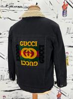 Gucci zwarte denim jacket jas met teddy logo maat 8 NIEUW, Kinderen en Baby's, Verzenden, Gucci, Customercare@gucci.com, Gucci