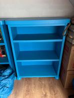 Ikea mammut boekenkast blauw (2 stuks), Huis en Inrichting, Ophalen, Met plank(en), Gebruikt, 100 tot 150 cm
