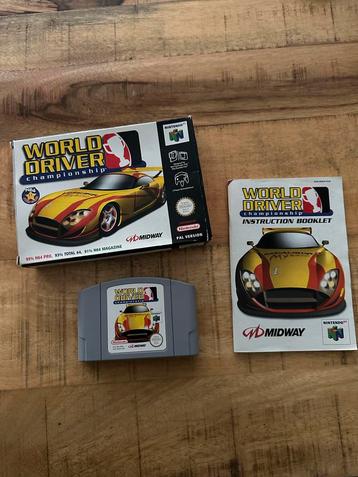 World Driver Championship N64 Compleet! beschikbaar voor biedingen