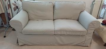 Licht grijze hoes Ektorp 2-zits Ikea - afbeelding 1