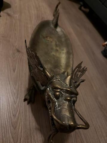 Bronzen Draak Schaal beschikbaar voor biedingen