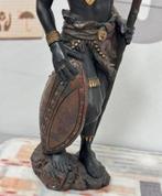 Afrikaanse krijger jager speer Zuid-Afrika 35cm Beeld kunst, Antiek en Kunst, Kunst | Niet-Westerse kunst, Ophalen of Verzenden