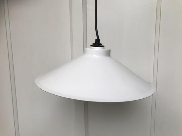 Vintage hanglamp e.s. Horn - Aalestrup, Huis en Inrichting, Lampen | Hanglampen, Gebruikt, Minder dan 50 cm, Metaal, Ophalen of Verzenden
