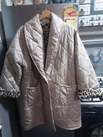 Crème jas met tijgerprint voering, maat 44/46, Kleding | Dames, Bodywarmers, Ophalen of Verzenden, Zo goed als nieuw, Maat 42/44 (L)