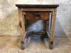 Vintage industriele werkbank met lade | industrieel bureau, Huis en Inrichting, Bureaus, Ophalen, Gebruikt, Bureau