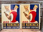 Emaille bord 'De Koninck' ll, Ophalen