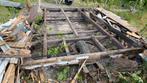 Oud stalen frame onderstel pipowagen (sloop), Ophalen, Gebruikt, IJzer