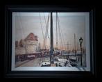 Schilderij Zwolle Thorbeckegracht, Antiek en Kunst, Ophalen