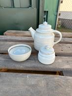 Aardewerk theepotje, suikerpot Shue & Arabia Finland schaalt, Ophalen