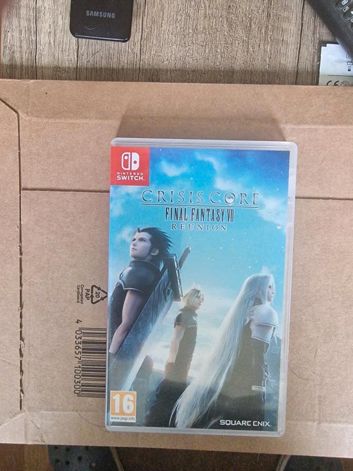 Crisis Core: Final Fantasy VII - Reunion, Spelcomputers en Games, Games | Nintendo Switch, Zo goed als nieuw, Overige genres, 1 speler