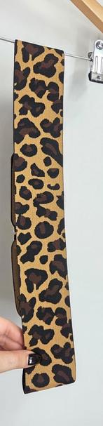 Panterprint elastische riem nieuw tot en met 90cm, 80 tot 90 cm, Bruin, Bershka, Nieuw