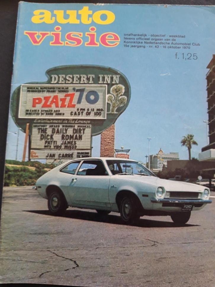 AutoVisie 42 '70 - o.a. test Opel Manta 1600 S, Boeken, Auto's | Folders en Tijdschriften, Zo goed als nieuw, Opel, Ophalen of Verzenden