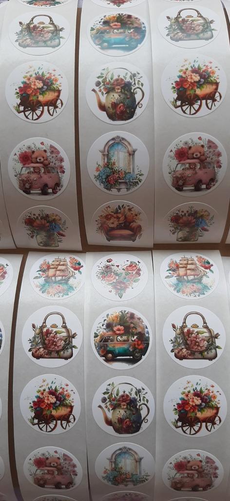 Nr. 15 :  90 leuke stickers voor bijv. Scrapbooking., Hobby en Vrije tijd, Stickers en Plaatjes, Nieuw, Meerdere stickers, Ophalen of Verzenden