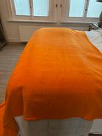 VINTAGE DEKEN ORANJE XXL ZEER ZACHT EN WARM, Ophalen of Verzenden, Zo goed als nieuw, Tweepersoons, Deken of Dekbed