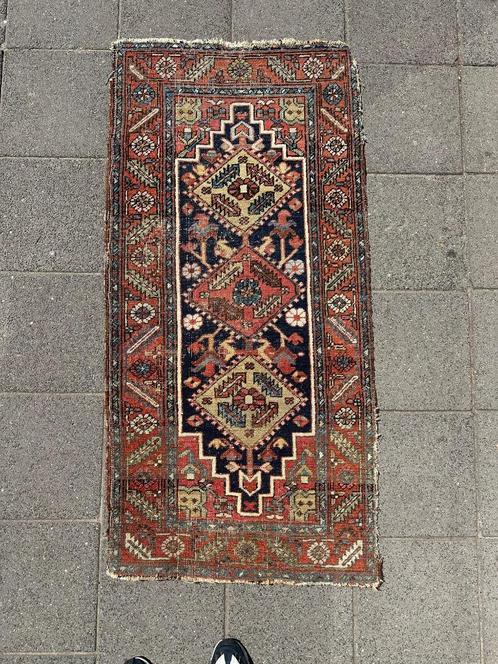 VINTAGE Perzische tapijt Heriz 180*86 cm, Huis en Inrichting, Stoffering | Tapijten en Kleden, Zo goed als nieuw, 50 tot 100 cm