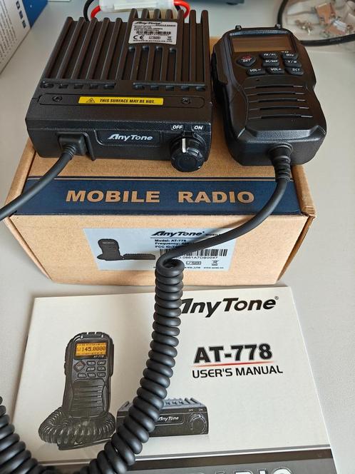 Anytone AT-778 UHF Mobilofoon 400 - 480 Mhz 25Watt NIEUW, Telecommunicatie, Zenders en Ontvangers, Nieuw, Zender en Ontvanger
