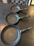 Royalty Line koekenpannenset, Huis en Inrichting, Keuken | Potten en Pannen, Overige materialen, Inductieplaat, Pannenset, Ophalen of Verzenden