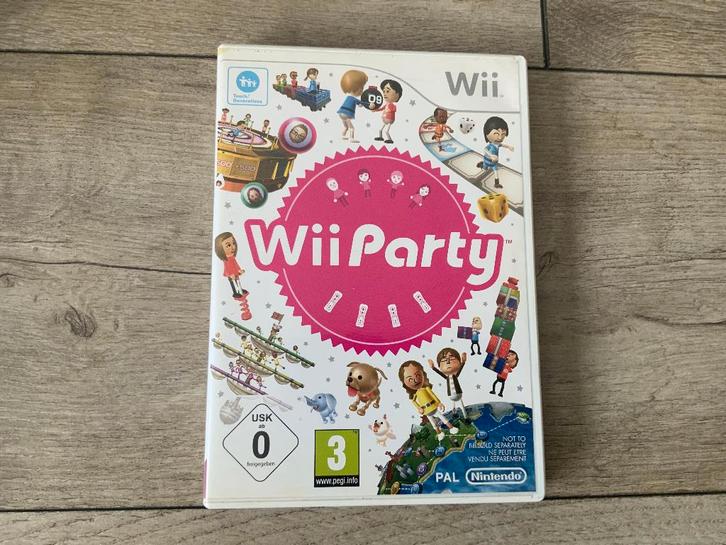 Wii Party voor de Nintendo Wii, Spelcomputers en Games, Games | Nintendo Wii, Zo goed als nieuw, Avontuur en Actie, 3 spelers of meer
