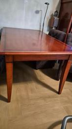 Eettafel (Kersenhout) met 4 stoelen, Huis en Inrichting, Ophalen, Gebruikt, Klassiek, 50 tot 100 cm