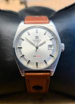 Tissot PR 516 Vintage - Jaren 70, Geserviced!, Sieraden, Tassen en Uiterlijk, Horloges | Heren, Overige merken, Leer, Staal, Polshorloge