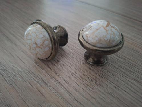 Kastknop marmer look antiek, Huis en Inrichting, Woonaccessoires | Overige, Nieuw, Ophalen of Verzenden