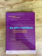 (Studie)boek: De APA-richtlijnen, Ophalen of Verzenden, Alpha, Zo goed als nieuw, Uitgeverij Coutinho