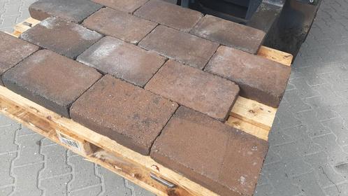 Trommelsteen 20x30x6 cm Bruin/Zwart (Restpartij) - J&W 42, Tuin en Terras, Tegels en Klinkers, Nieuw, Terrastegels, Beton, 10 m² of meer