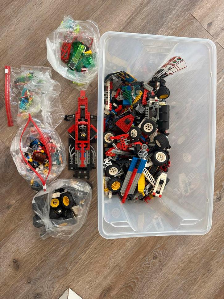 Grote LEGO Technic/City Box - Veel Onderdelen!, Kinderen en Baby's, Speelgoed | Duplo en Lego, Gebruikt, Lego, Losse stenen, Ophalen