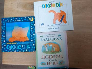 2 x Dikkie Dik boeken , raad eens hoeveel ik van je hou