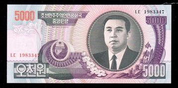 Bankbiljet - Noord Korea 5000 Won 2006 - UNC