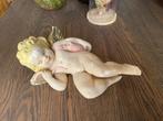Cupido Engel Plaquette antiek Vintage brocante beeld pastel, Verzenden