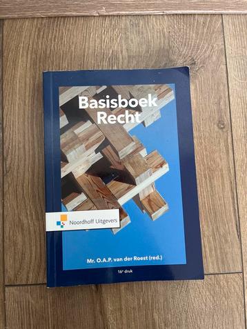 Basisboek Rechten - 16e druk beschikbaar voor biedingen