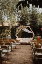 Hexagon backdrop, bruiloft, hout, Ophalen, Zo goed als nieuw, Versiering, Geboorte of Huwelijk