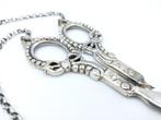 Zilveren schaar met jasseronketting, Frankrijk, 18e eeuws, Antiek en Kunst, Verzenden, Zilver