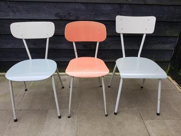 Houten Industriële Keukenstoel - Vintage jaren 60-70