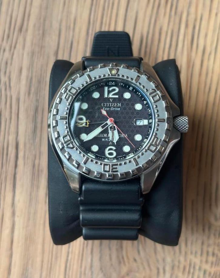 Citizen mission Antarctica eco drive, Sieraden, Tassen en Uiterlijk, Horloges | Heren, Zo goed als nieuw, Citizen, Ophalen of Verzenden