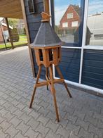 Nieuwe handgemaakte hardhouten vogelhuis/voederstation, Ophalen, Nieuw