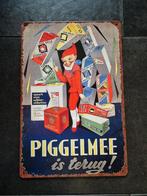 Piggelmee is terug reclamebord, Verzamelen, Ophalen of Verzenden, Nieuw, Reclamebord