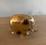 Prachtig vintage messing olifant uit de jaren ‘70, Antiek en Kunst, Ophalen of Verzenden