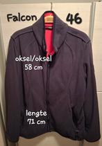 Falcon fleecevest maat 44/46 donkerblauw, Blauw, Ophalen of Verzenden, Falcon, Gedragen
