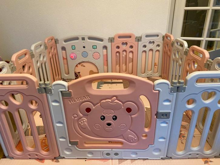 Lucellia grondbox XL (12+2 panelen), Kinderen en Baby's, Boxen, Zo goed als nieuw, Ophalen