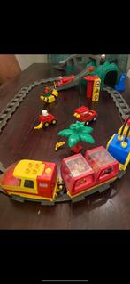 Lego trein en blokken bak vol, Ophalen of Verzenden, Zo goed als nieuw
