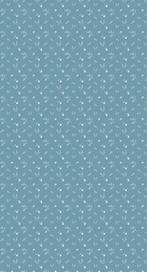 Kinderbehang Behang Bloemenzee Blauw Bibelotte, Nieuw, Ophalen of Verzenden, Wanddecoratie, Info@bibelotte.nl