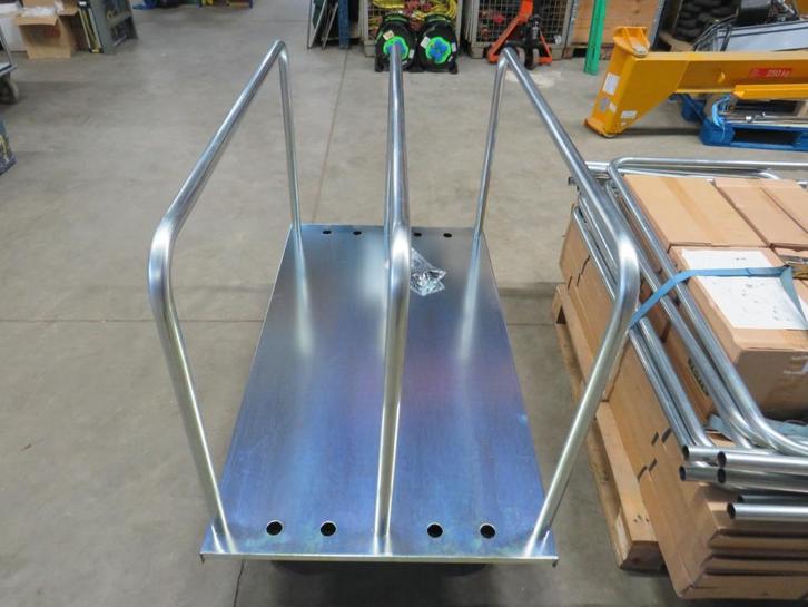 platenwagen platenkar transportkar met 3 verstelbare beugels, Doe-het-zelf en Verbouw, Transportwagens, Nieuw, Transportkar, 100 liter of meer