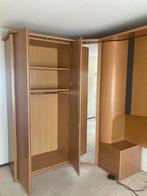 Slaapkamer ombouw met kasten en spiegel. Excl.  Bed, Ophalen, Zo goed als nieuw, Tweepersoons