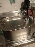 Kattenfontein - Drinkfontein voor katten, Ophalen of Verzenden, Zo goed als nieuw, Rvs, Overige typen